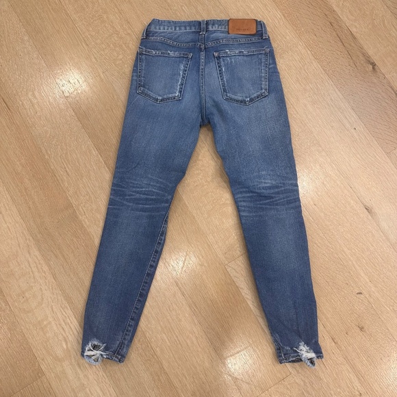 Moussy Vintage Distressed Blue Denim 24 - Picture 2 of 9